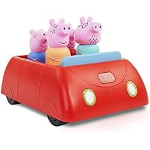 Peppa Pigs Clever Car Interactive Pre-School Toy With Lights And Sounds - Self Driving - Plays Peppa Music And Talks - Motorized Vehicle With Collision Avoidance Sensors Red