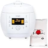 5年保証 なでしこ健康生活 NHL-3 [正規品] 酵素玄米 発芽玄米 炊飯器 ホワイト 圧力 保温ジャー 日本企画 省エネ 寝かせ発酵玄米 玄米4合 白米6合 マイコン式 (令和7年産 栽培期間中無農薬 玄米2kg付き)