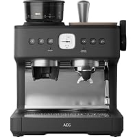 AEG Espresso Siebträgermaschine EC8-1-8BP – Dual Thermoblock, 30 Mahlgrade, 20 Bar Druck, PID Temperaturkontrolle, 58mm Brühkopf, Milchaufschäumer, Tassenwärmer, Black Pearl – Ansicht 5
