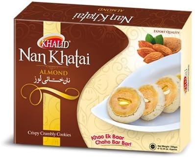 Nankhatai, Almond, Flavored, Ea 350 g / 12.3 oz, pack of 3