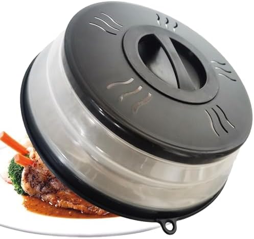 Microwave Splatter Cover Vented for Food, Microwave Plate Cover S...