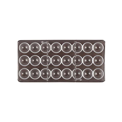 Molde de cubitos de hielo, Moldes de hielo redondos de 24 cavidades, Cesta de atleta Pelota Rugby Tenis Fútbol Fútbol Chocolate Candy Jello Shot Mold Mini Cake Cupcake Baking Pan Yangguang Cover