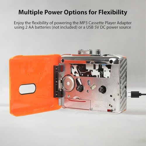 Lecteur MP3 de cassette et adaptateur audio pour écouteurs analogiques - 5