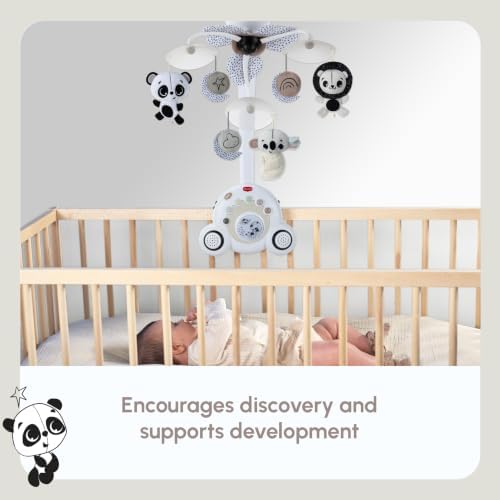 Tiny Love Soothe 'n Groove Mobile, Black & White Decor - 5