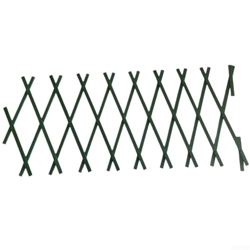 Traliccio da giardino espandibile fino a 1,8 m x 30 cm, telaio per piante rampicanti, per clematide, viti, rose, pannello decorativo verde, aggiunge supporto, separa le aiuole protegge le verdure