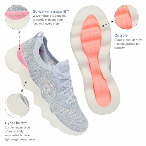 Image of Skechers Women Go Walk Massage Fit Upsurge Walking Shoes
