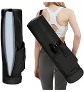 Yoga Bag Women Full-Zip Exercise Yoga Mat Bag with Wet Compartment and Bottle Pocket Yoga Mat Car...