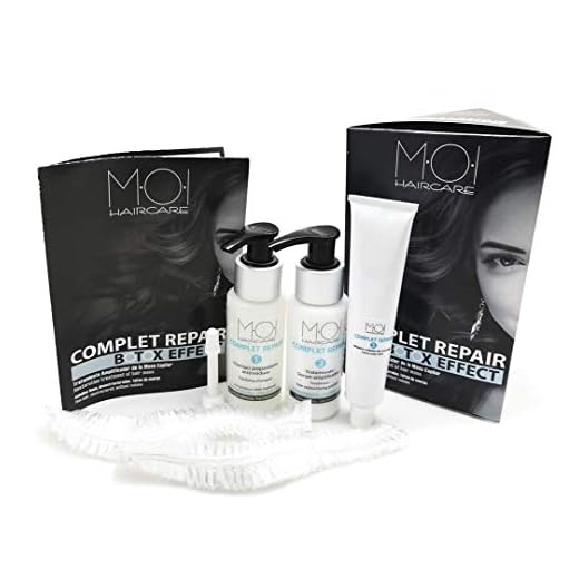 BOTOX CAPILAR COMPLET REPAIR Tratamiento capilar efecto Botox - Kit para 2 usos - sin Parabenos M·O·I HairCare