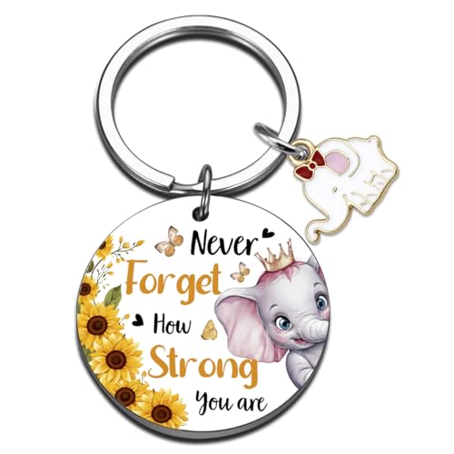 QUIHUD Best White Elephant Gifts 2025 For Women Elephant Keychain