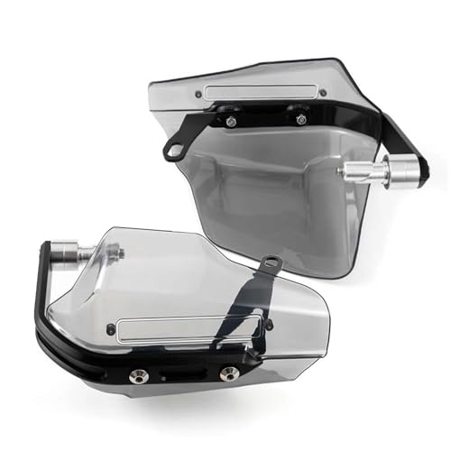 Pare-brise moto CT125 protection des mains haut de gamme en aluminium et ABS orange