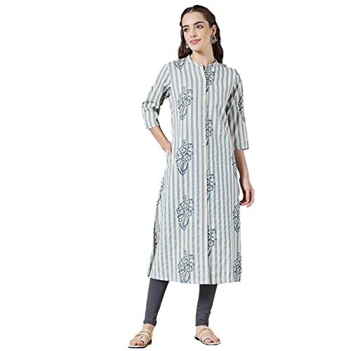 Image of STOP by Shoppers Printed Flex Regular Fit Womens Kurta