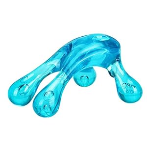 4-punt draagbare massager handheld zachte druk plastic massage cervicale wervelkolom lichaam ontspannen tool