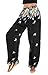 Urban GoCo Mujeres Casual Pantalones Harem Boho de Impreso Cintura de Cordón...