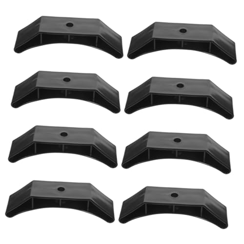 SUPVOX 8pcs Dumbbell Storage Rack Saddles: Plastic Dumbbell Stands With High Weight Capacity - Replacement Holder For Home And Gym Use