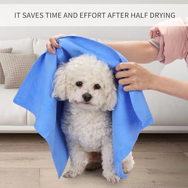 Cats Towel,Dog Towels,Quick Drying pet Bath Towel,Absorbent Bath Towel Convenient Pet Cleanning Washcloth Absorbent Towel for Dog Pet Grooming Towel(5pcs)-CDuXwo75