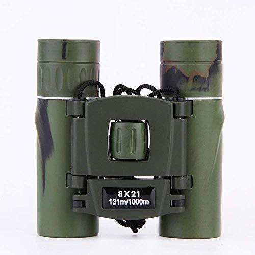 Binoculares 8x21 Alta Potencia Negro Camo miniatura 4