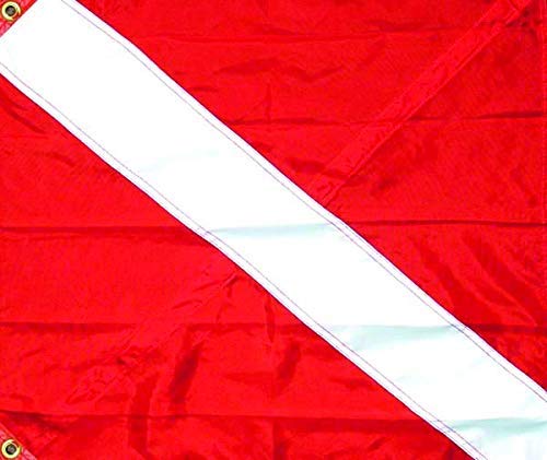 Seasense Nylon Diver Down 3 Tier Flag, 20-Inch X 24-Inch (Exclusive Edition)