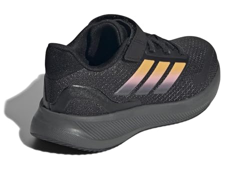 Image of adidas Kids' Marvel Run Falcon 5 Elastic Lace & Strap Shoe