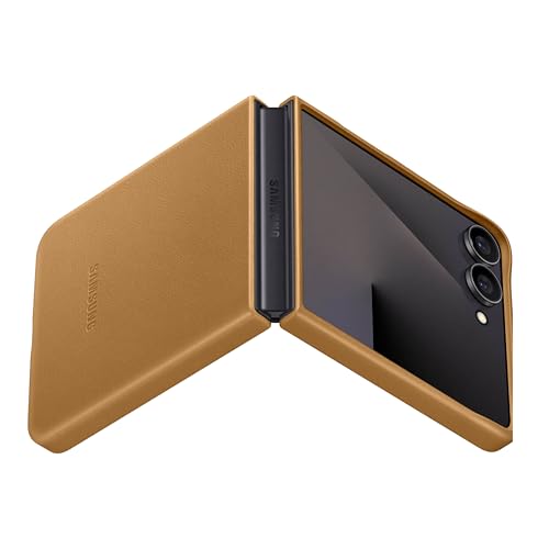 Image of Samsung Galaxy Z Flip7 Kindsuit Phone Case, Textured Feel, Protective Cover, Soft Inner Lining, US Version, Camel