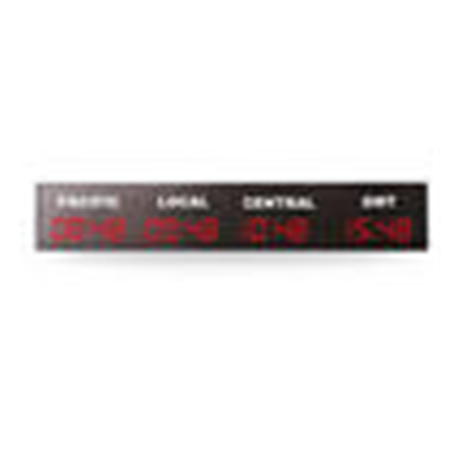 CVFRDD LED Countdown Clock, LED Digital Multi Time Zone City Stickers Wall Clock World For Office Home Decor(8)