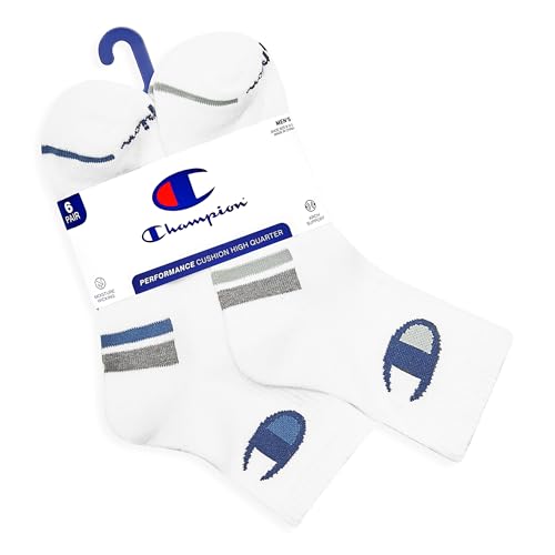 Champion Men's Quarter Athletic Socks, 6-Pack by Champion - Image 3