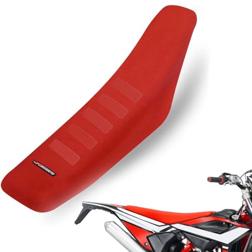 Funda de asiento para motocicleta Beta 50cc antideslizante roja
