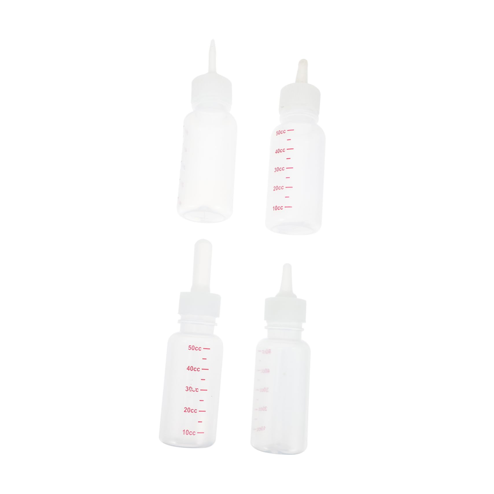 HOLIDYOYO 4pcs Kitten Feeder Pet Milk Bottles for Newborn Kitten Milk Feeding Bottle