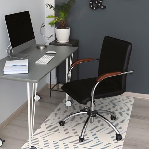 Tapis de chaise de bureau imperméable et antidérapant en PVC résistant