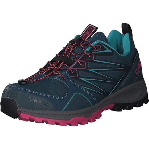 CMP Atik Wp Trail Running Shoes, Deep Lake-Purple Fluo, Woman, 39