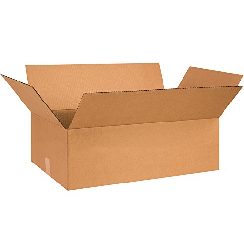 Image of TAPE LOGIC 28x18x8 Flat Corrugated Boxes, Flat, 28L x 18W x 8H, Pack of 15 | Shipping, Packaging, Moving, Storage Box for Home or Business, Strong Wholesale Bulk Boxes