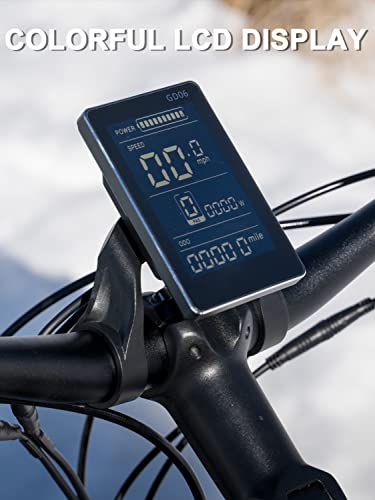 Haoqi Electric Bike For Adults 48V 20Ah Removable Cells Battery Black Leopard Pro, 750W Brushless Motor, 26" X 4.0 Fat Tire 28Mph, 7-Speed #TOP5