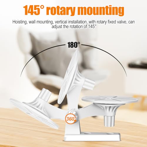 Ringcamerahouder, 3 stuks ringcamera-montagehouder, 180° verstelbare camera-wandhouder, wandhouder, houder zonder schroeven, voor ringbewakingscamera - Afbeelding 4