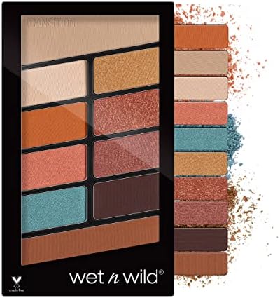 wet n wild Color Icon Eyeshadow Makeup Palette 10 Pan, Not a Basic Peach