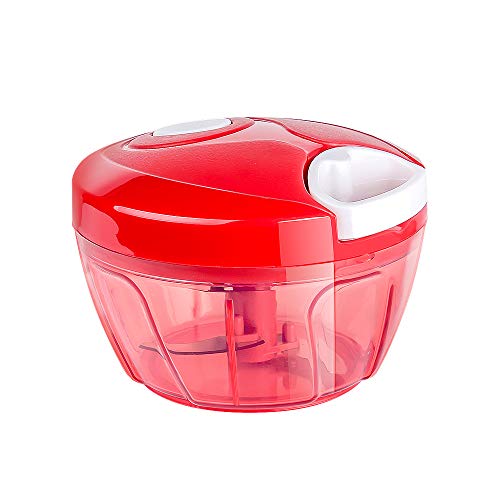Cambom Manual Food Chopper Processor - Hand Pull Portable Vegetable Fruits Nuts Onions