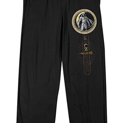 Moon Knight Disney+ Men's Black Sleep Pajama Pants2