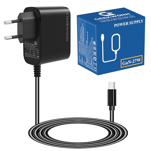 Geekworm USB-C Power Supply for Raspberry Pi 5