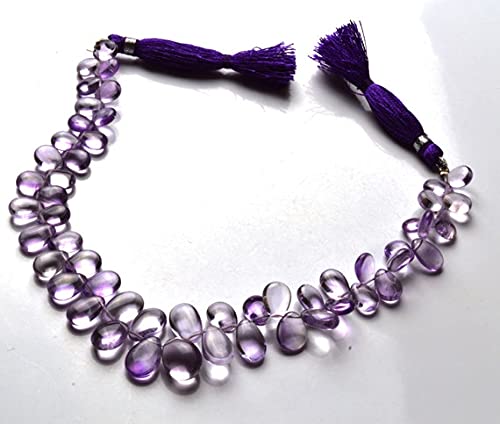 Améthyste violette briolette de qualité supérieure pour création bijoux fins - 2