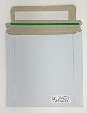 Peel & Seal 25 Pochettes CD en Carton et Patte autocollante enveloppes/Mailer Blanc – 25 Lot