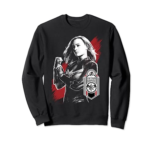 Image of Avengers Endgame Captain Marvel Tag Poster Sweatshirt