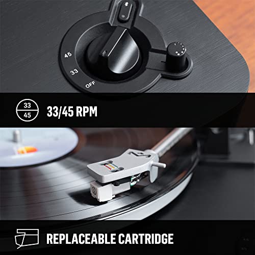 House of Marley Platine Bluetooth Stir It Up Wireless – Tourne-Disque Écoresponsable en Bambou, Tissu Rewind Recyclé, Enregistrement PC/MAC via USB, Son Supérieur – Édition Black, Exclusivité Amazon - Les Beatles, Paul McCartney, John Lennon, RIngo Starr, George Harrison House of Marley Platine Bluetooth Stir It Up Wireless – Tourne-Disque Écoresponsable en Bambou, Tissu Rewind Recyclé, Enregistrement PC/MAC via USB, Son Supérieur – Édition Black, Exclusivité Amazon – Image 5