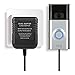 Price comparison product image Power Adapter - MKA-411600800 - Video Doorbell Power Supply for The Ring Video Doorbell, Ring Video Doorbell 2 & Ring Video Doorbell Pro, Power Supply, Adapter, Battery Charger