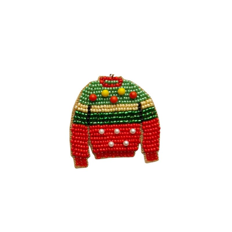 abeo Handmade Beaded Christmas sweater Brooch-picture-6
