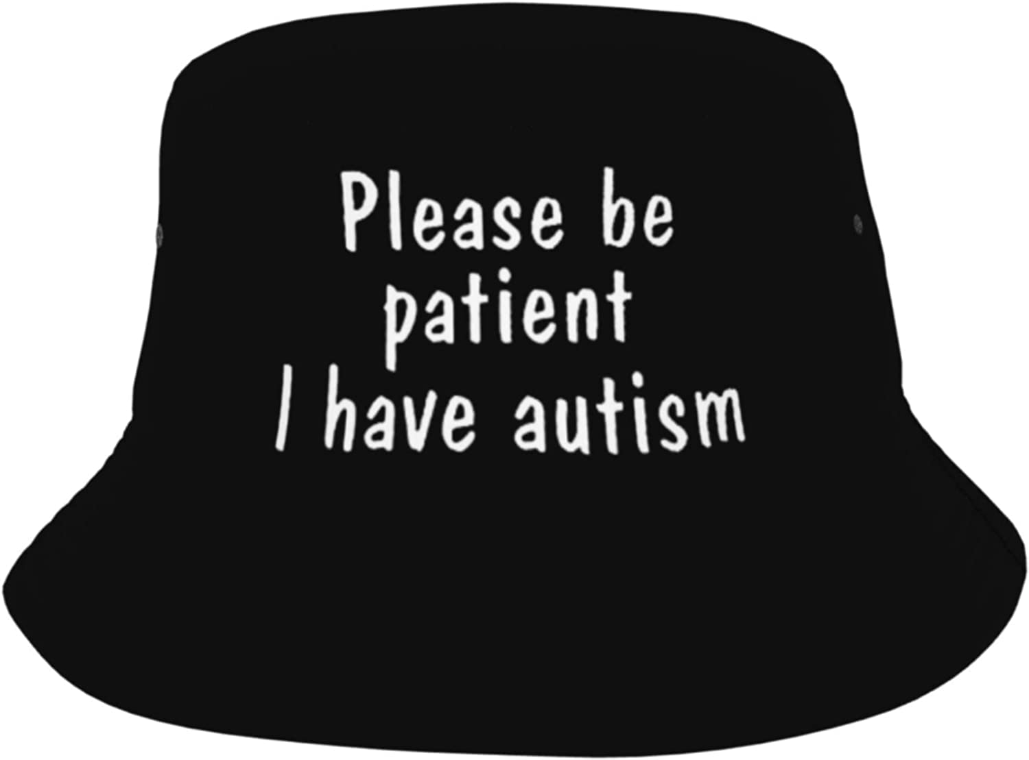 452 Men's Bucket Hat 507 Wo Fisherman Hat Please Be Patient I Have Autism Bucket Hat Foldable Travel Hats Breathable Beach Hat For Summer Travel Teens