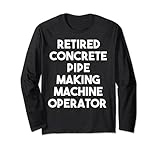 Retired Concrete Pipe Making Machine Operator