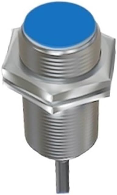 M8 Ordinary inductive Proximity Switch Sensor Two-Wire npn Normally Closed 220v Metal Sensor pnp Three-Wire 24v Normally Open(Flat Head -NO,DC 2 line)