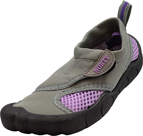 Image of NORTY Water Shoes for Boys and Girls - Swim Socks for Beach, Boat, and Pool - Skeletoe Barefoot Design - Cruise Ship Essentials for Kids - Hiking and Camping Footwear