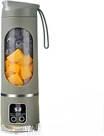 Mini Liquidificador Portátil Blender Personal Juice Cup 8 Lâminas Recarregável - Shakeira Elétrica com Copo para Viagens, Academia e Smoothies(Verde)