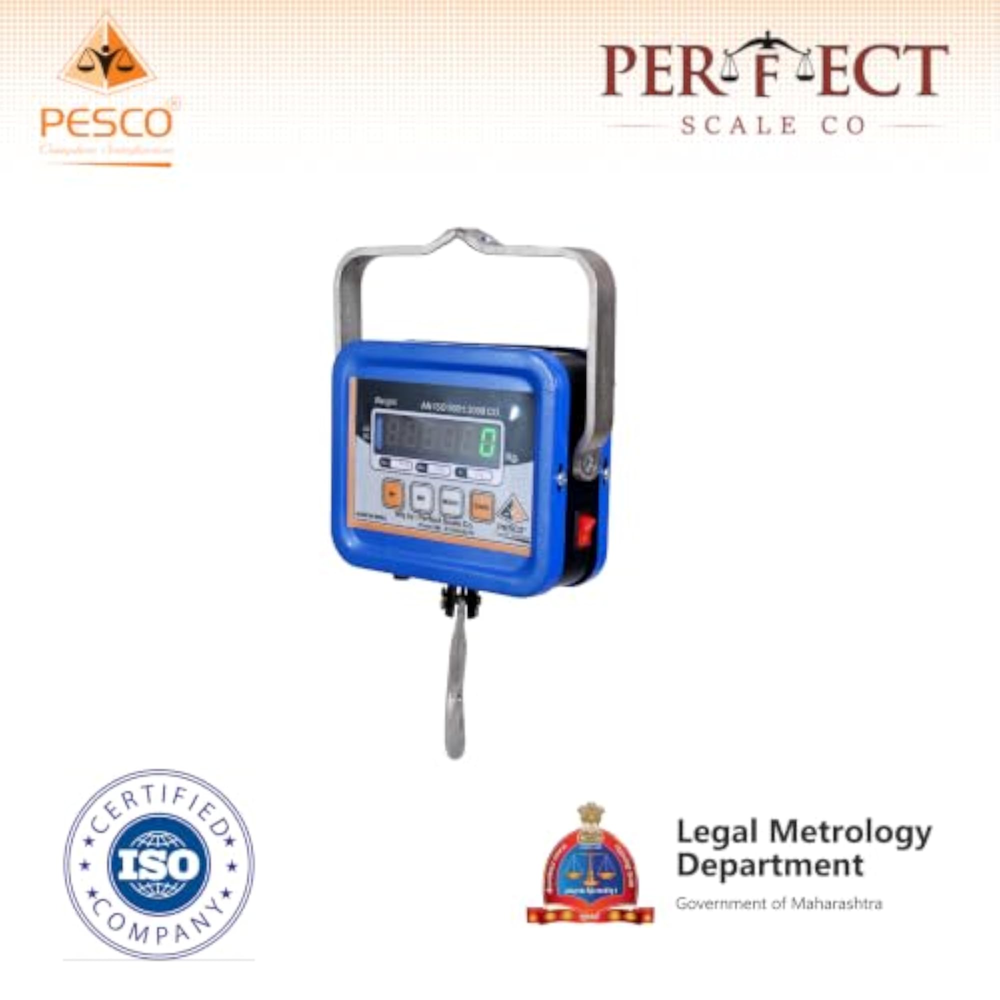 Digital Hanging Weighing Scale, 60kg Capacity