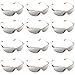 Produktbild Kurtzy 12-er Pack Schutzbrillen Transparent mit Grau Getönten Linsen und Gummieinsatz an Nase und Ohren  Augenschutzbrille Sicherheitsbrille Laborbrille Kratzfeste Linsen  PSA Arbeitsschutzbrillen