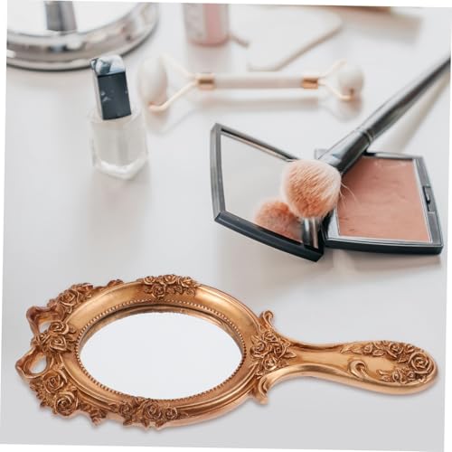 Espejo de Mano Vintage Retro para Maquillaje Holibanna miniatura 7